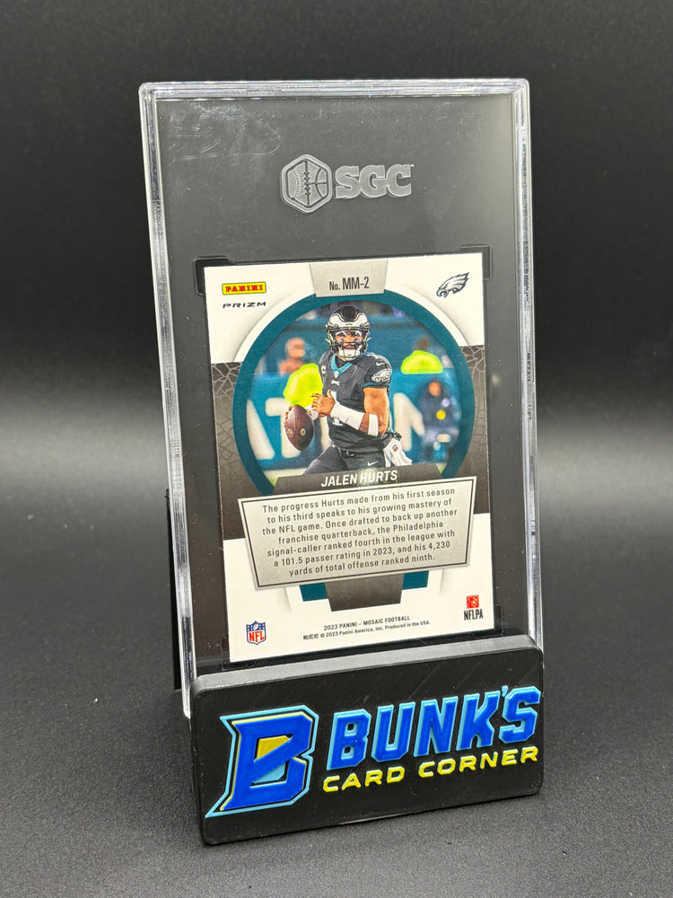 2024 Jordan Love Men of Mastery Silver No Huddle Prizm SGC 9.5