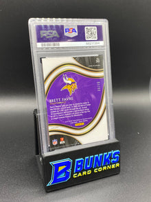 2020 Brett Favre Red Disco Prizm PSA 9