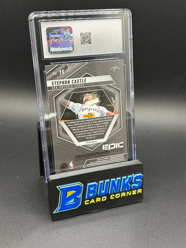 2024-25 Stephon Castle Mosaic Epic Performers CGC 10 RC