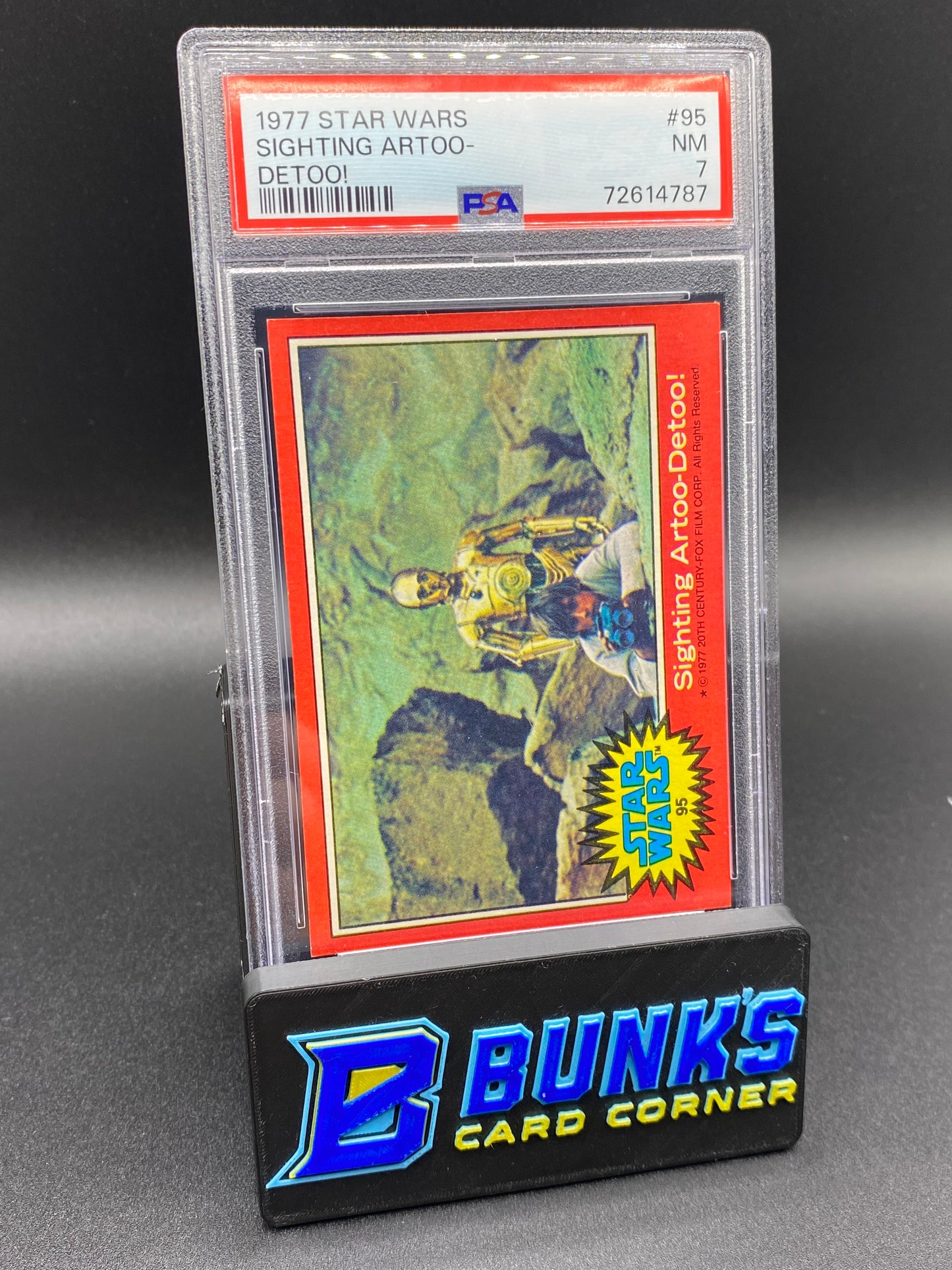 1977 Star Wars Card PSA 7