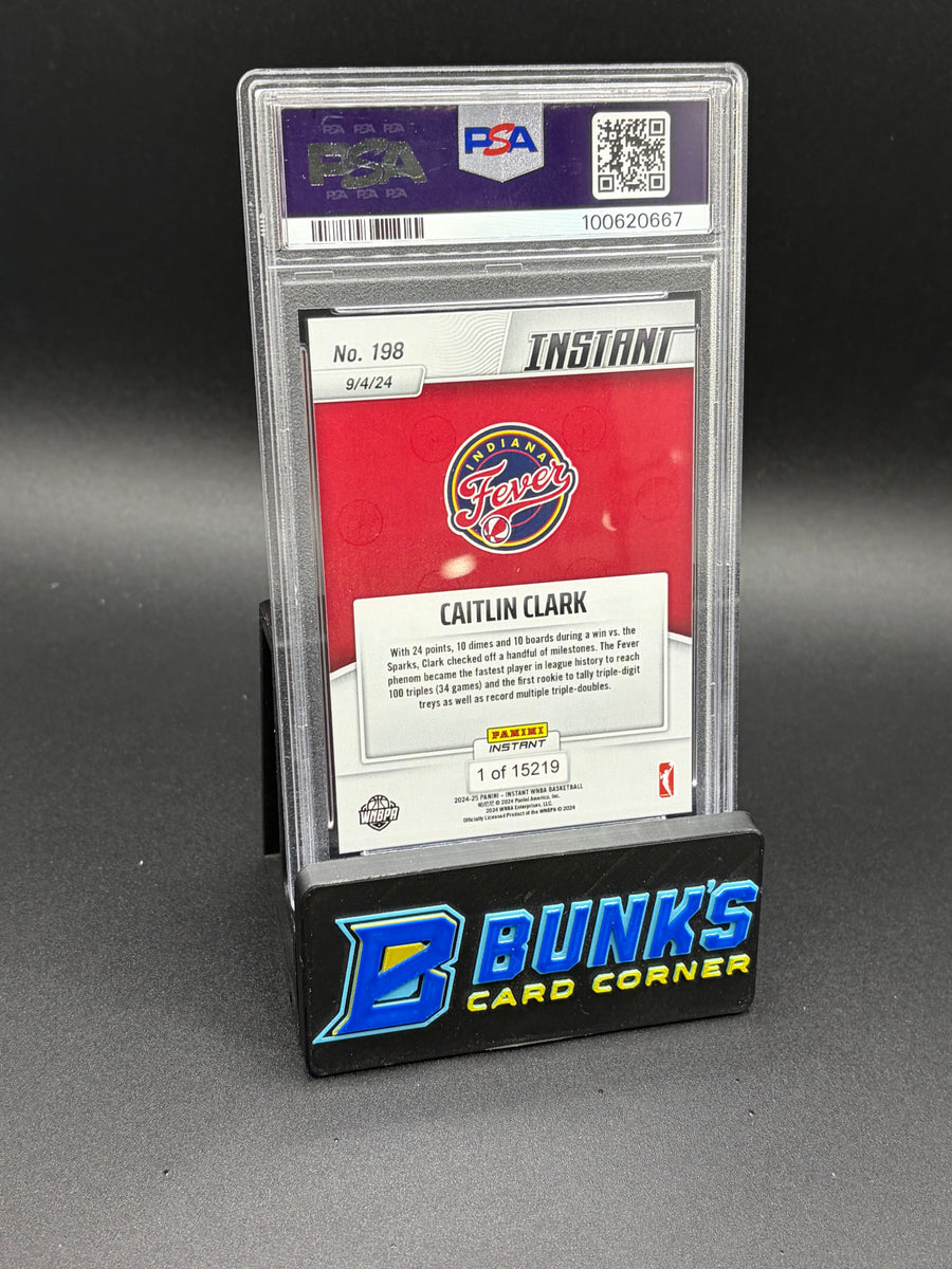 2024 Caitlin Clark Panini Instant PSA 10 RC