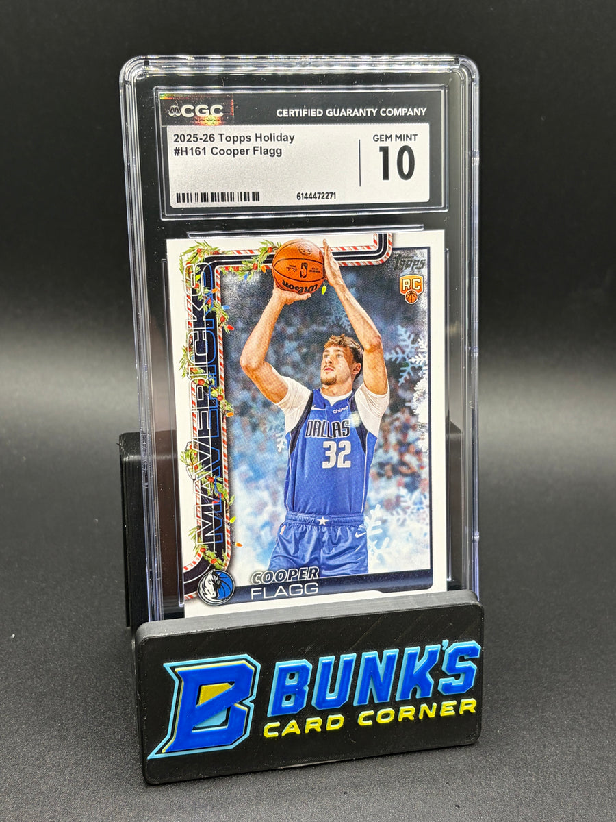 2025-26 Cooper Flagg Topps Holiday CGC 10 RC