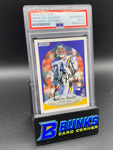 Herschel Walker Auto. PSA Authentic
