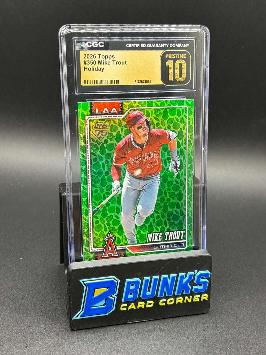 2026 Mike Trout Holiday Topps CGC Pristine 10