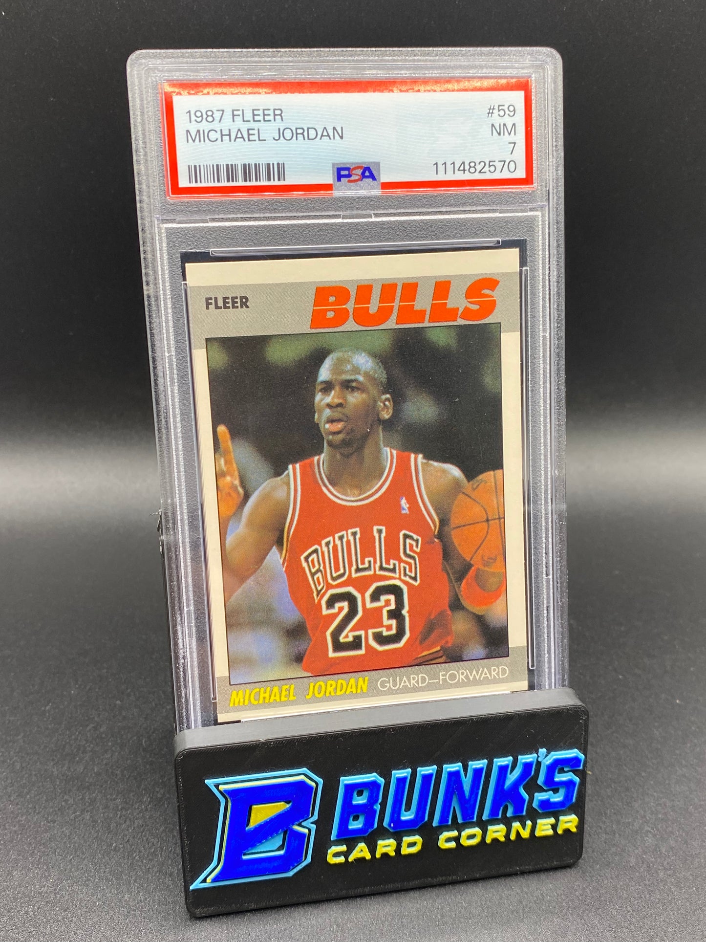 1987 Michael Jordan PSA 7