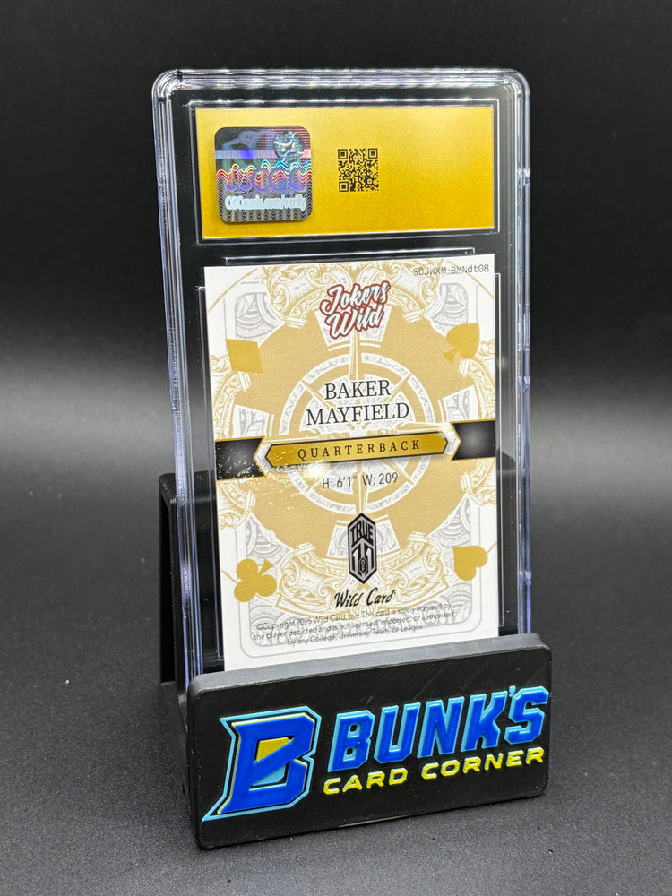 2025 Baker Mayfield Christmas True CGC Pristine 10 1/1