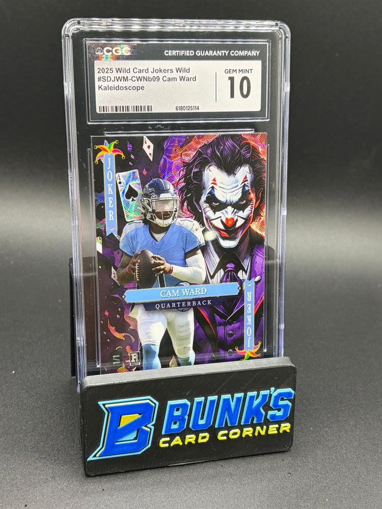 2025 Cam Ward Kaleidoscope Wild Card Joker CGC 10 1/1