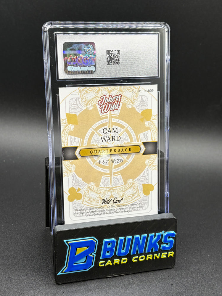 2025 Cam Ward Kaleidoscope Wild Card Joker CGC 10 1/1