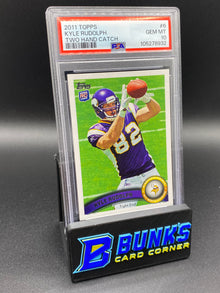 2011 Kyle Rudolph Two Hand Catch PSA 10