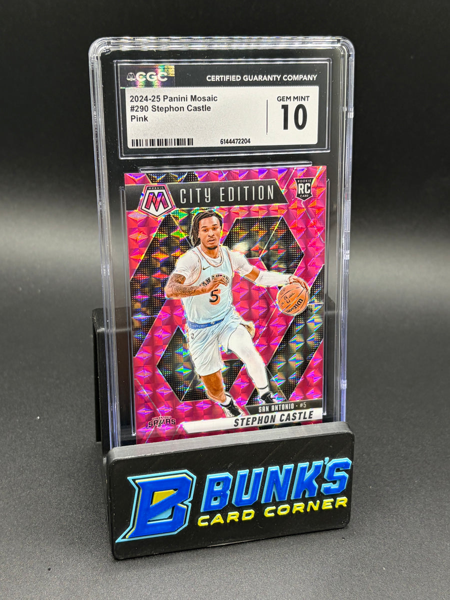2024-25 Stephon Castle Pink Mosaic CGC 10 RC 14/175