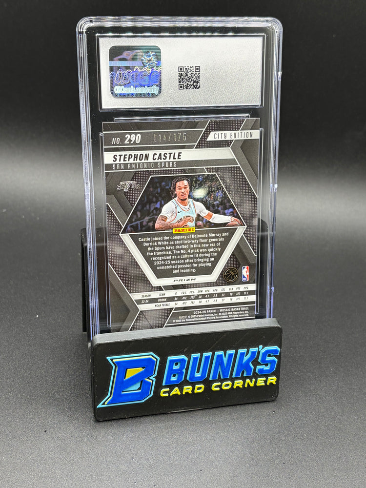 2024-25 Stephon Castle Pink Mosaic CGC 10 RC 14/175