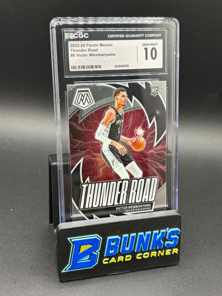 2023-24 Victor Wembanyama Thunder Road Mosaic CGC 10 RC