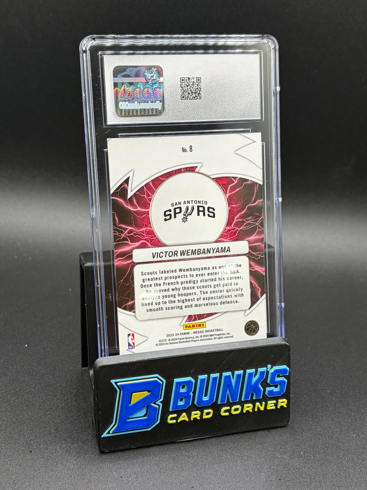2023-24 Victor Wembanyama Thunder Road Mosaic CGC 10 RC
