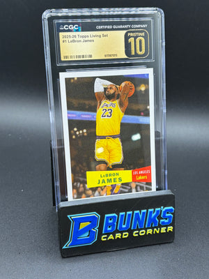 2025-26 LeBron James Topps Living Set CGC Pristine 10