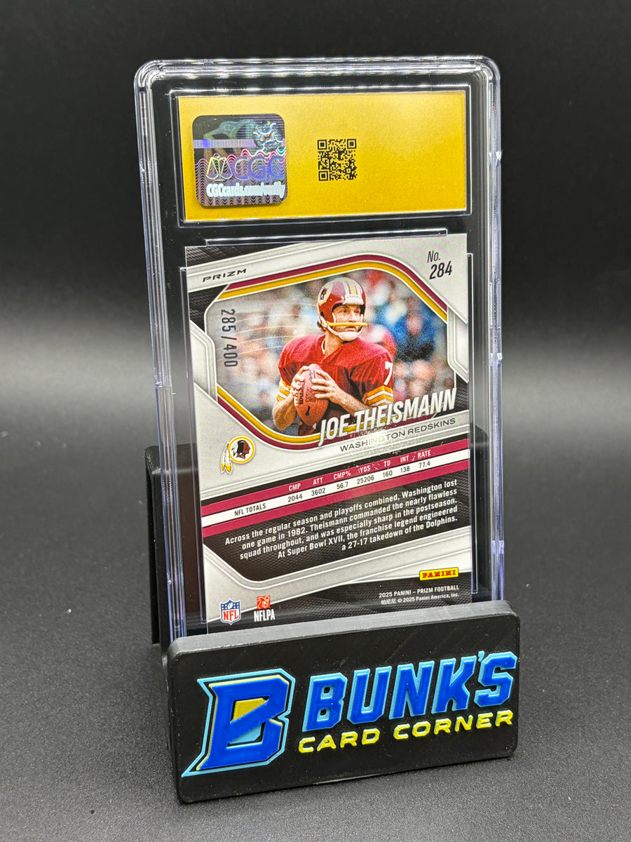 2025 Joe Theismann Pandora Prizm CGC Pristine 10 285/400