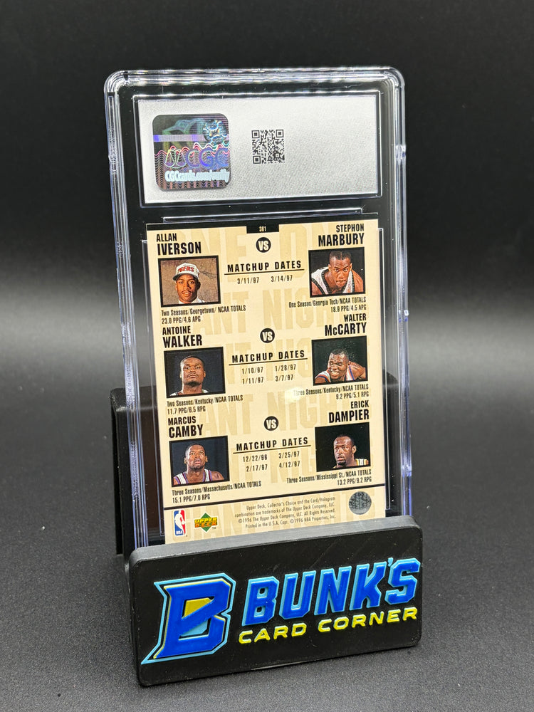 1996-97 Kobe Bryant & Shareef Abdur-Rahim Collector's Choice CGC 8.5
