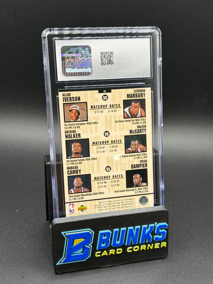 1996-97 Kobe Bryant & Shareef Abdur-Rahim Collector's Choice CGC 8.5