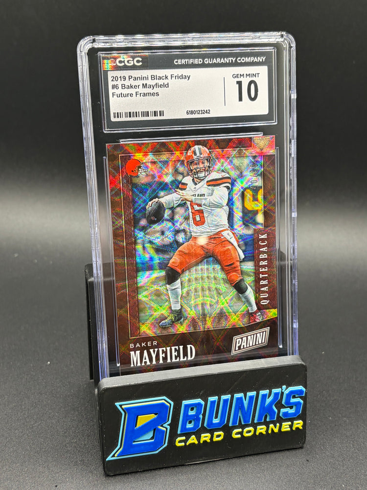 2019 Baker Mayfield Future Frames Black Friday CGC 10 40/99