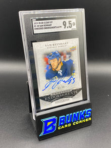 2019-20 Sam Reinhart Embedded Endorsements 63/99 SGC 9.5