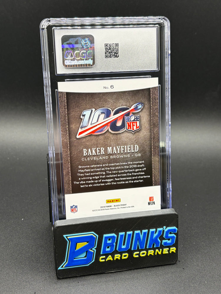 2019 Baker Mayfield Future Frames Black Friday CGC 10 40/99
