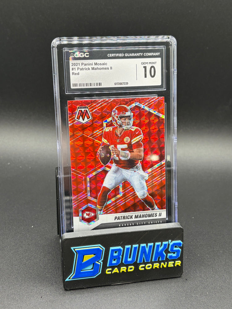 2021 Patrick Mahomes II Red Mosaic CGC 10