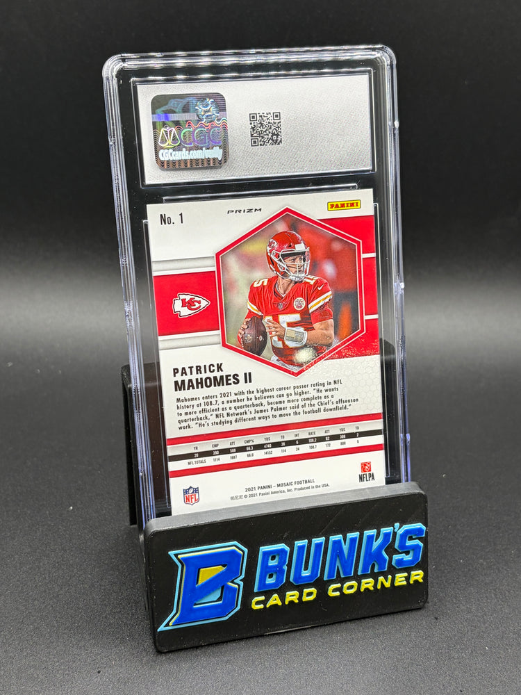 2021 Patrick Mahomes II Red Mosaic CGC 10