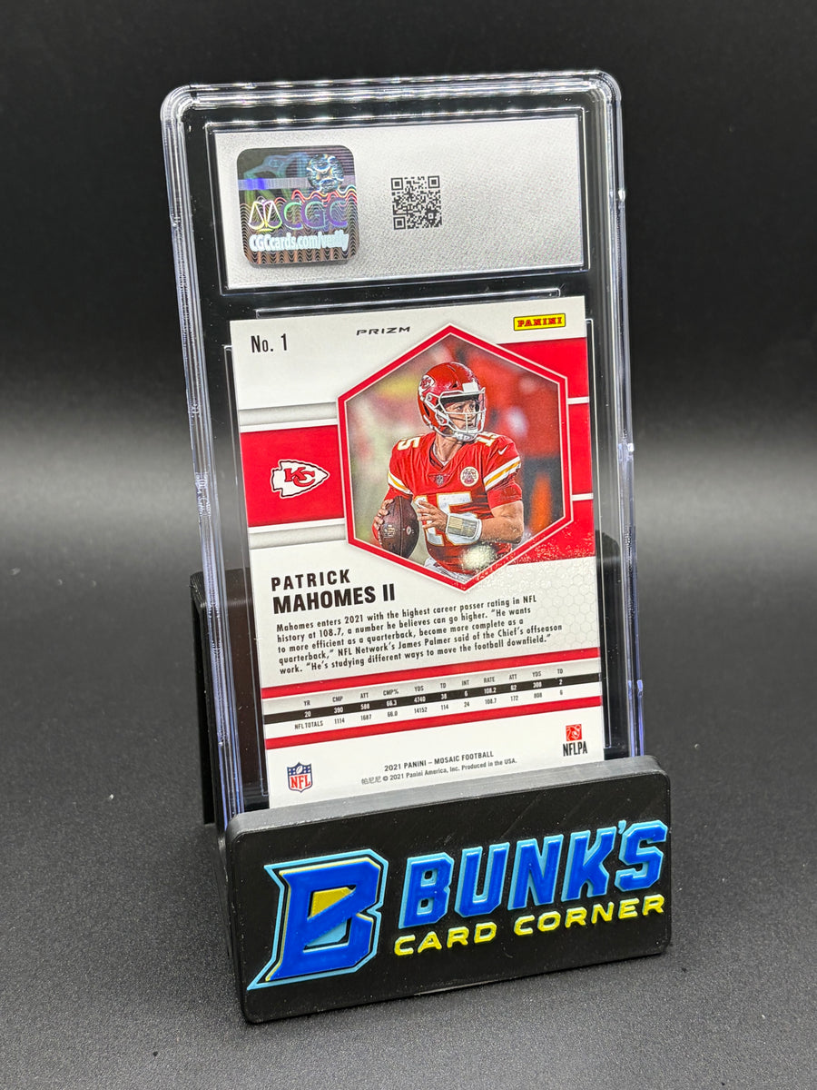 2021 Patrick Mahomes II Red Mosaic CGC 10