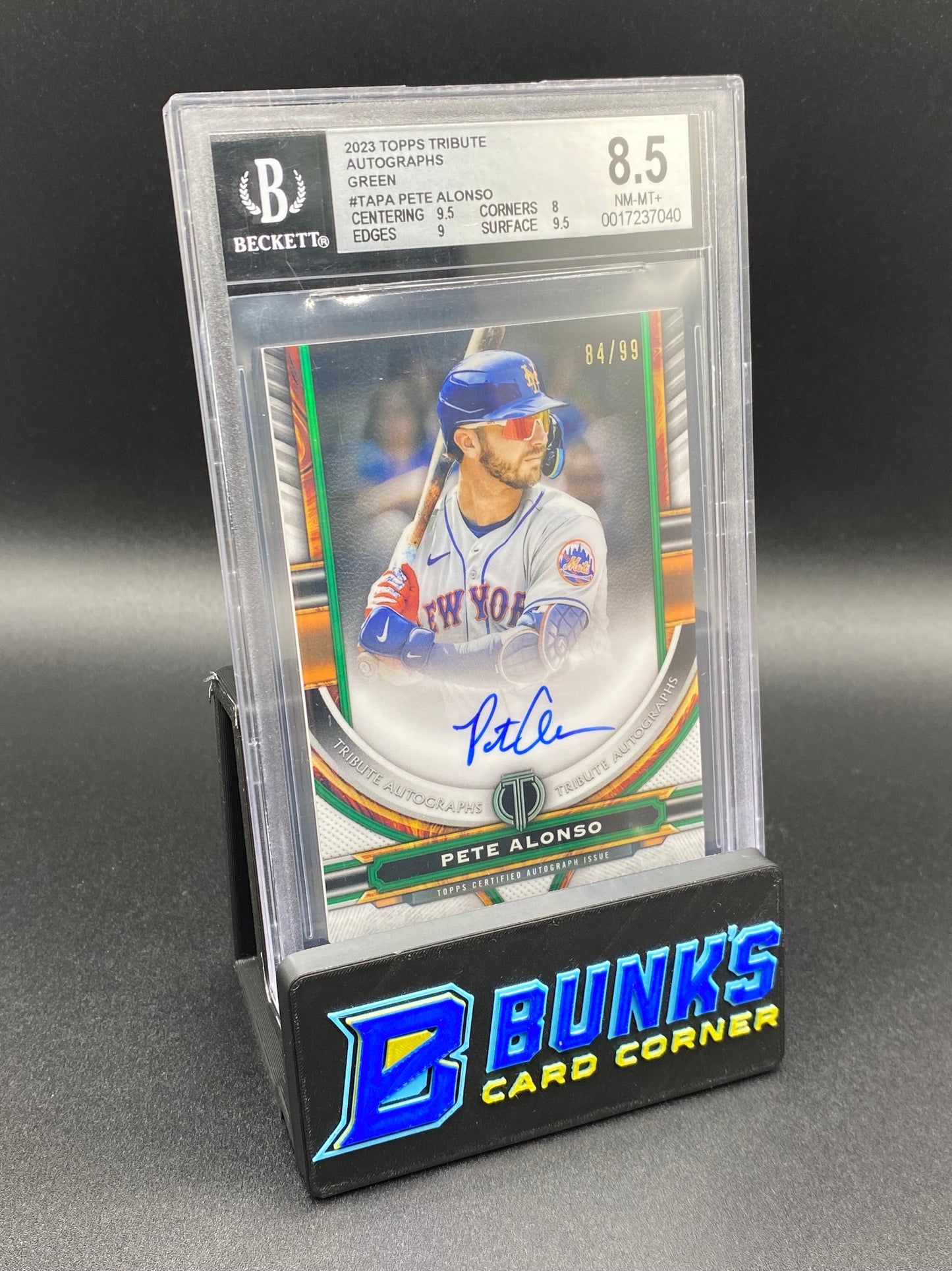 2023 Pete Alonso Green Auto. Beckett 8.5