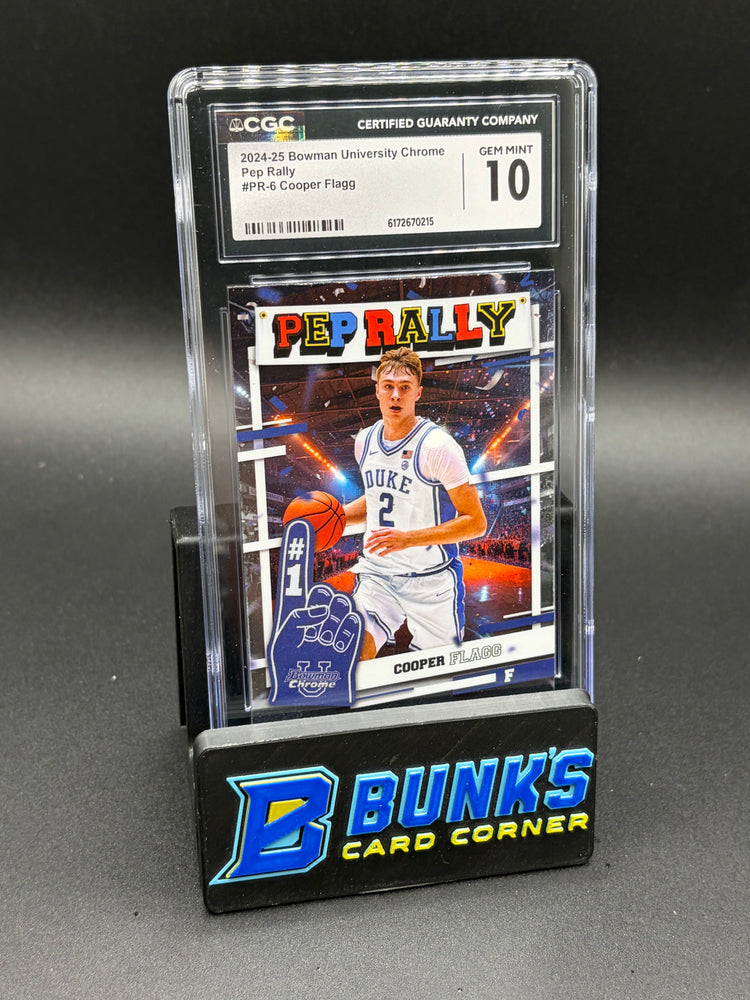 2024-25 Cooper Flagg Pep Rally Bowman Uni CGC 10