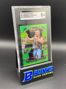 2024 Steve Austin Neon Green Prizm 75/75 SGC 9