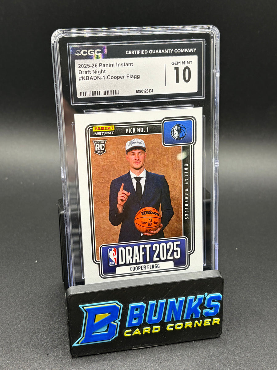 2025-26 Cooper Flagg Draft Night Instant CGC 10 RC