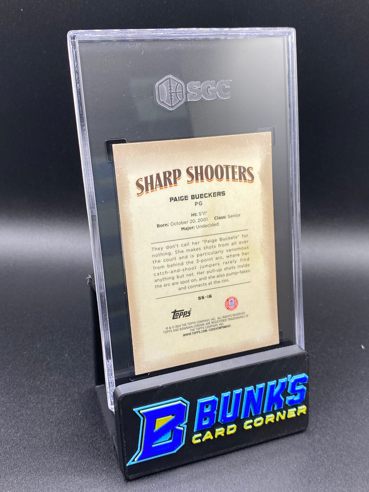 2023-24 Paige Bueckers Sharp Shooters SGC 9.5