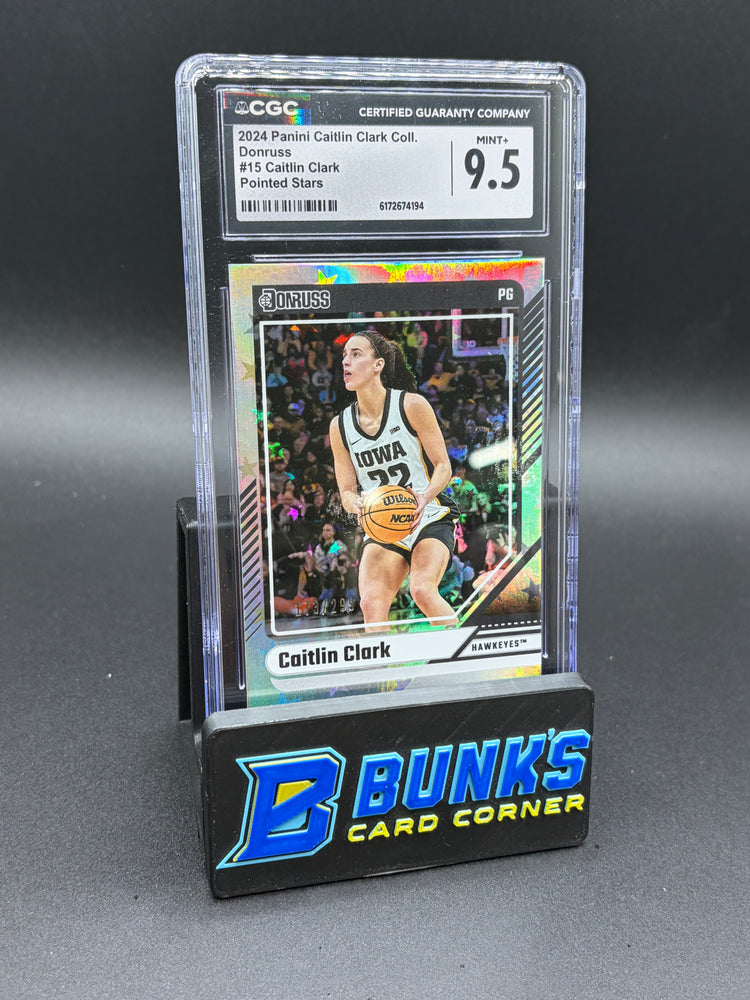 2024 Caitlin Clark Pointed Stars Donruss CGC 9.5 173/299