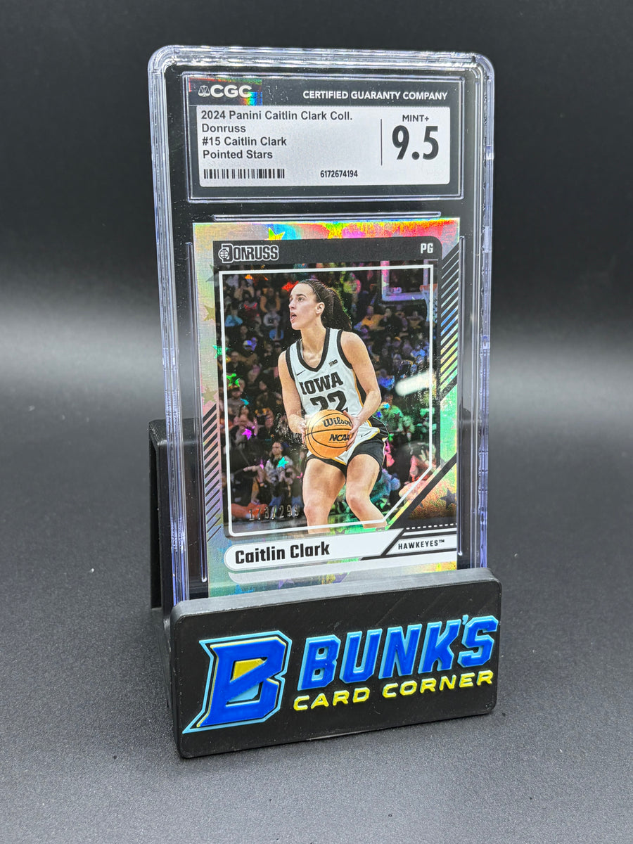 2024 Caitlin Clark Pointed Stars Donruss CGC 9.5 173/299