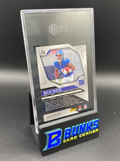 2024 Malik Nabers Disco Prizm SGC 10