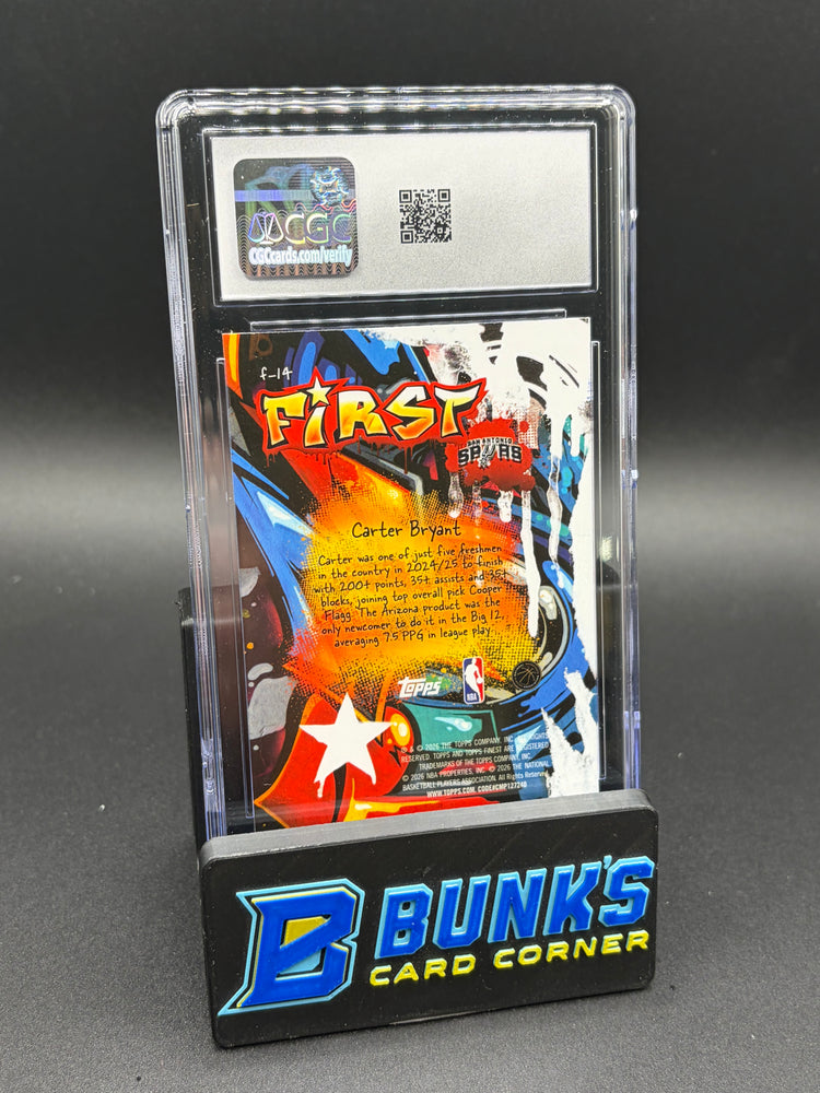 2025-26 Carter Bryant Sky Blue Refractor First CGC 10 RC 20/150