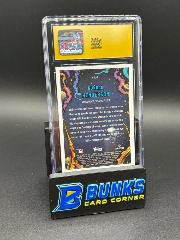 2023 Gunnar Henderson It Came to the League Bowman CGC Pristine 10 RC