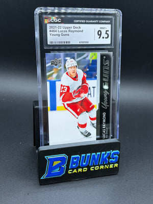 2021-22 Lucas Raymond Young Guns Upper Deck CGC 9.5