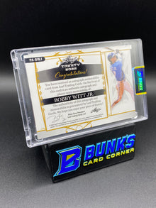 2022 Bobby Witt Jr. Leaf Trinity Auto RC 70/99