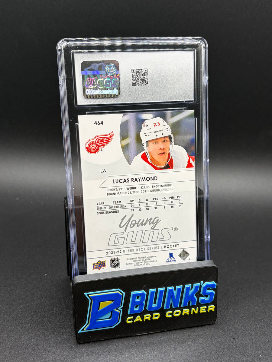 2021-22 Lucas Raymond Young Guns Upper Deck CGC 9.5