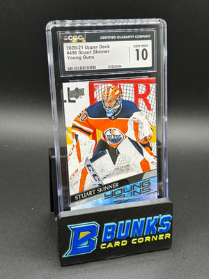 2020-21 Stuart Skinner Young Guns Upper Deck CGC 10