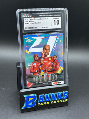 2025 Lewis Hamilton Four & More CGC 10 00/00
