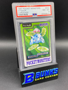 1997 Ivysaur Carddass PSA 8