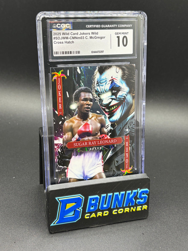 2025 Sugar Ray Leonard Lazer Wild Jokers CGC 10 1/1 Error Label