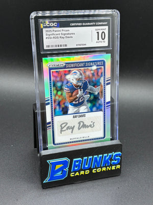 2025 Ray Davis Significant Signatures Prizm CGC 10 Auto 10