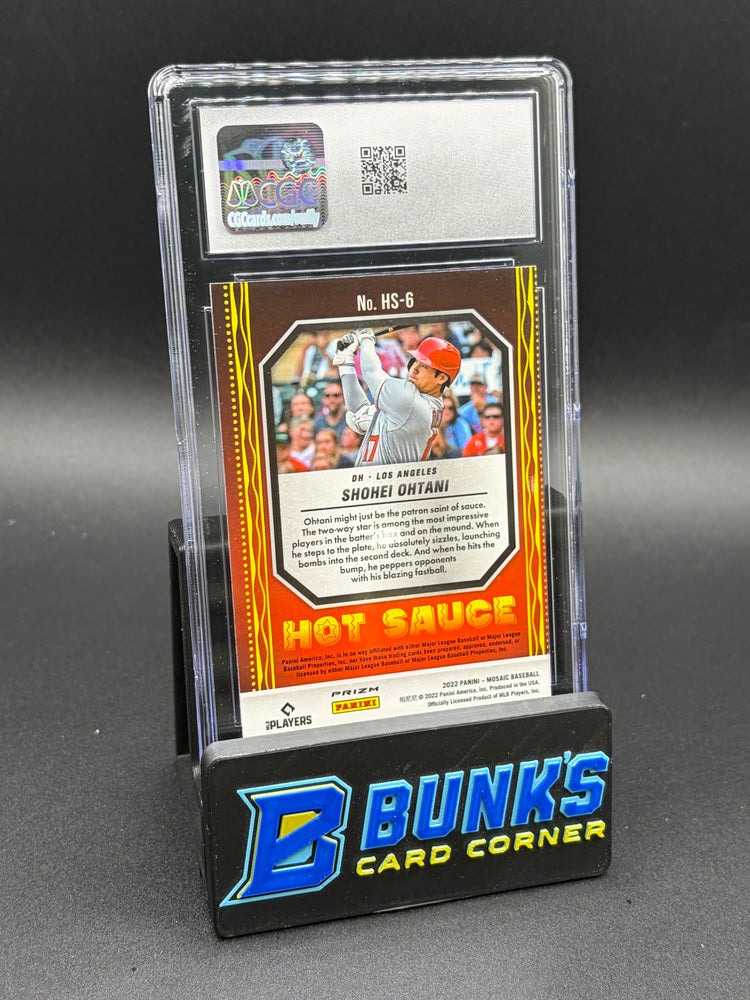 2022 Shohei Ohtani Green Hot Sauce Mosaic CGC 9