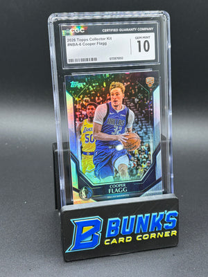 2026 Cooper Flagg Topps Collector Kit CGC 10 RC