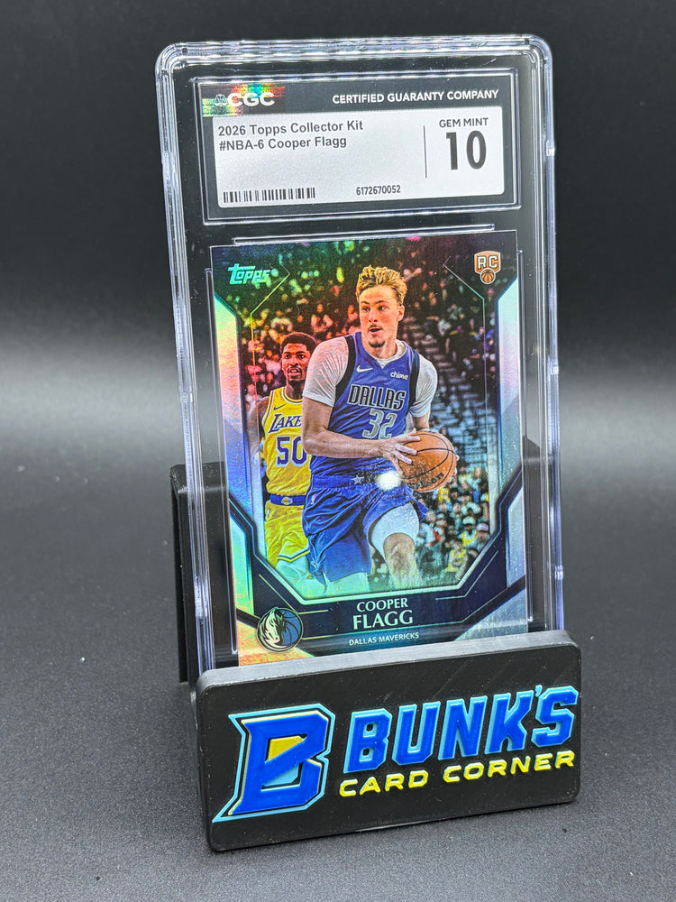 2026 Cooper Flagg Topps Collector Kit CGC 10 RC