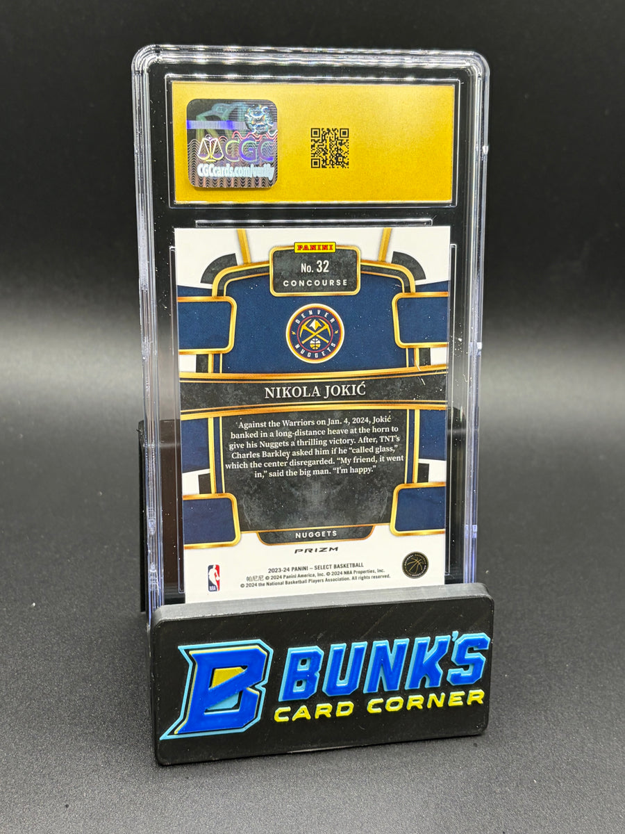 2023-24 Nikola Jokic Blue Cracked Ice Select CGC Pristine 10