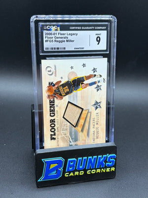 2000-01 Reggie Miller Floor Generals Fleer Legacy CGC 9 5/20